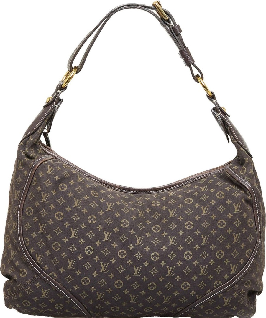 Dames Louis Vuitton | Louis Vuitton Monogram Mini Lin Manon Pm Bruin