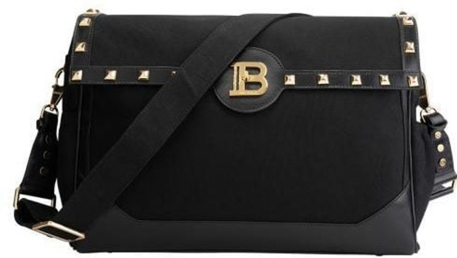 Kids Balmain Accessoires | Balmain Diaper Bag Zwart