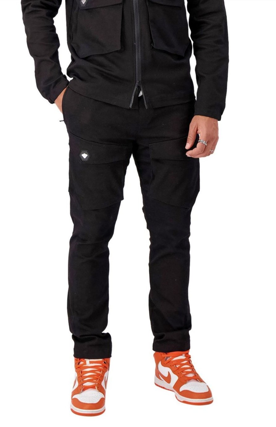 Heren Black Bananas | Black Bananas Hex Cargo Pants Zwart