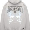 Heren JORCUSTOM | Jorcustom Evolve Zipped Hoodie Lightgrey Grijs