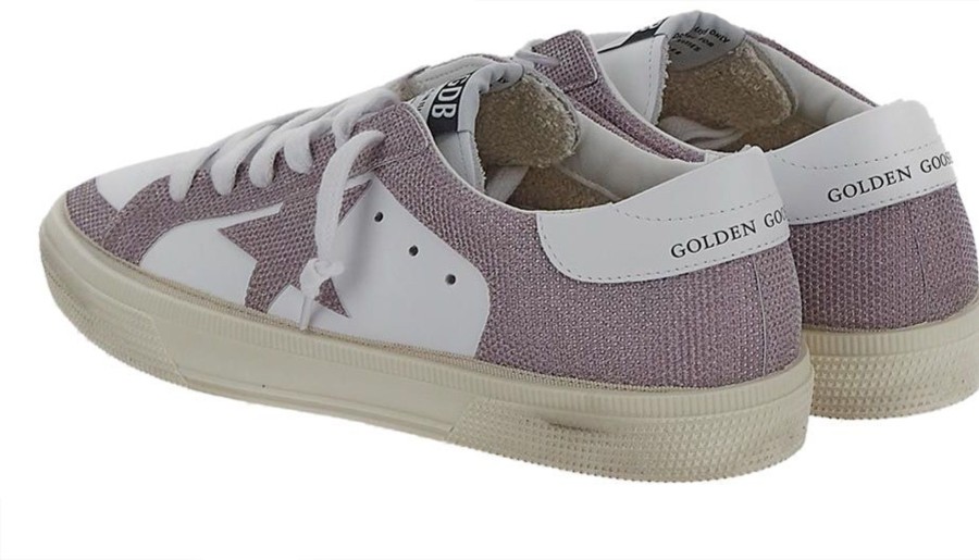 Kids Golden Goose Schoenen | Golden Goose May With Double Quarter And Toe Divers