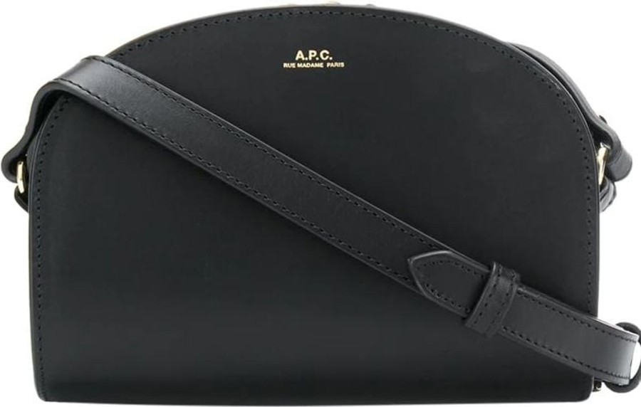 Dames A.P.C. | A.P.C. Sac Demi Lune Mini Black Zwart