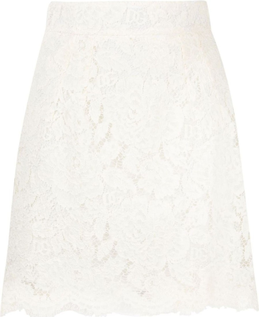 Dames Dolce & Gabbana | Dolce & Gabbana Skirts White Wit