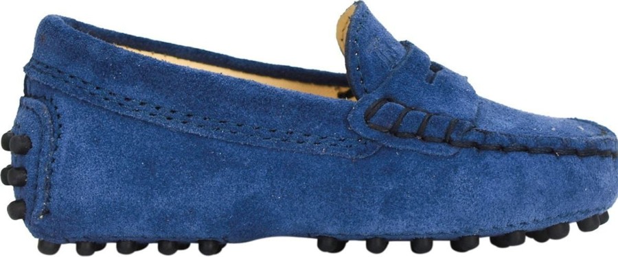 Kids Tod's Schoenen | Tod'S Mocassin Todler Jeans Blauw