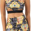 Dames Versace Jeans Couture | Versace Jeans Couture Top Zwart