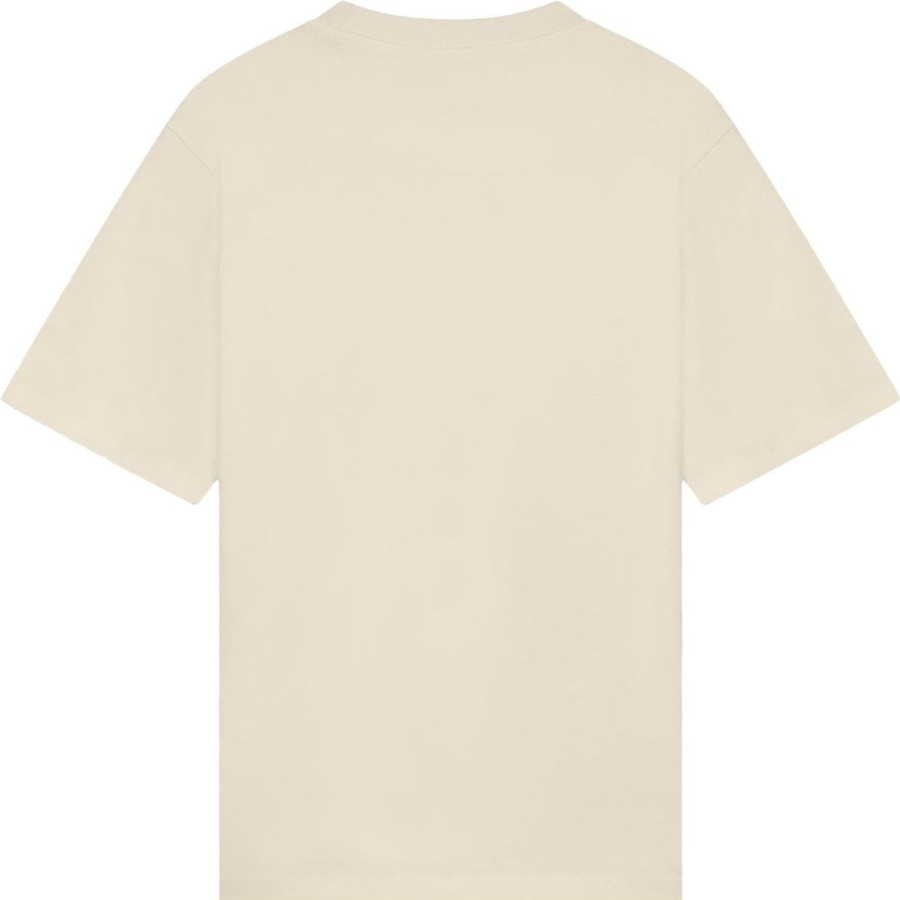 Heren Filling Pieces | Filling Pieces T-Shirt Gowtu Antique White Wit