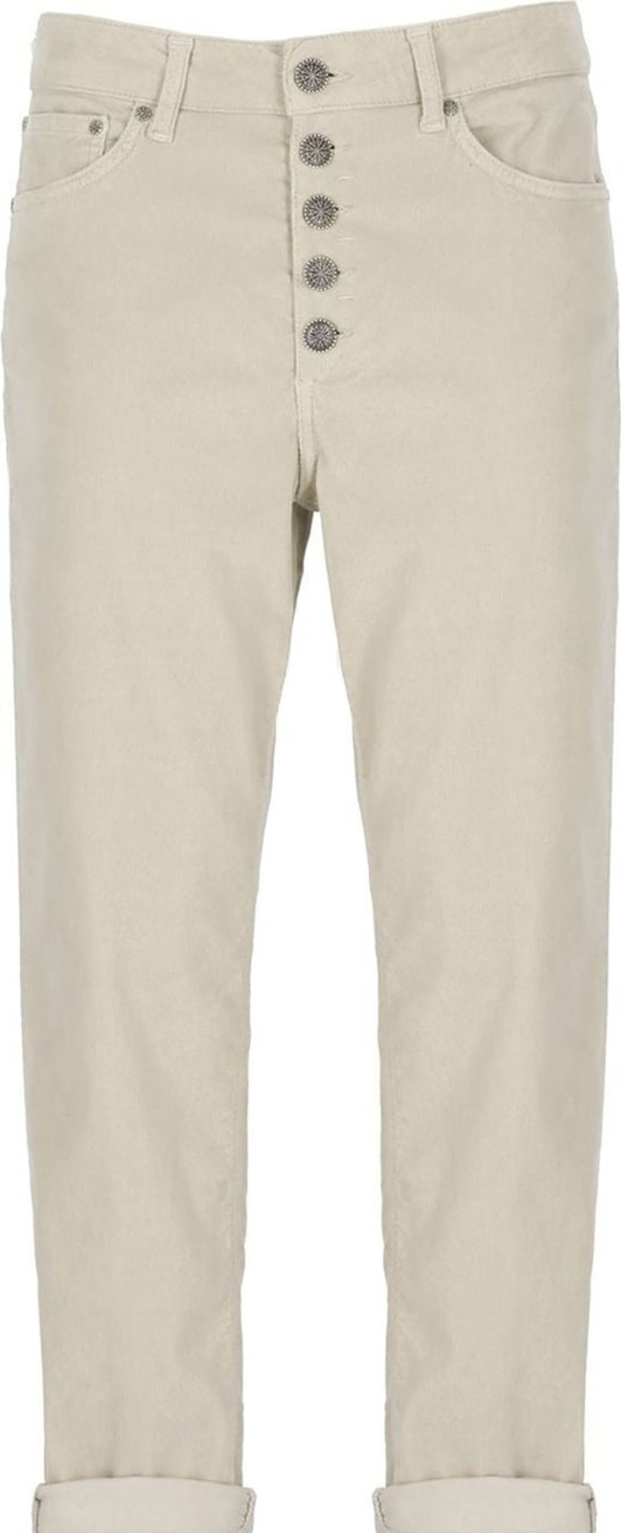 Dames Dondup | Dondup Jeans Beige Neutraal