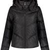 Dames Malelions | Malelions Monogram Puffer Jacket - Black Zwart