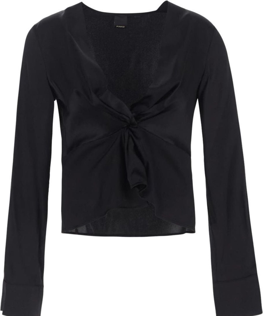 Dames Pinko | Pinko Baradero Blouse Zwart