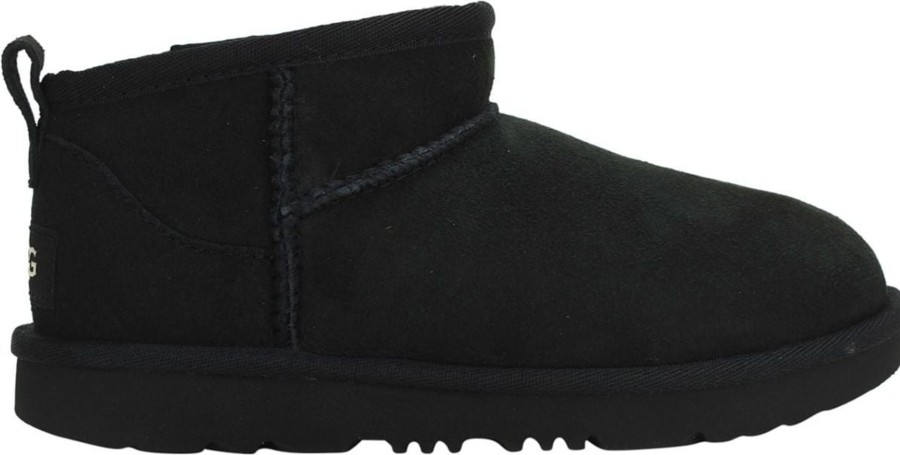 Kids UGG Laarzen | Ugg Classic Ultra Mini Black Zwart