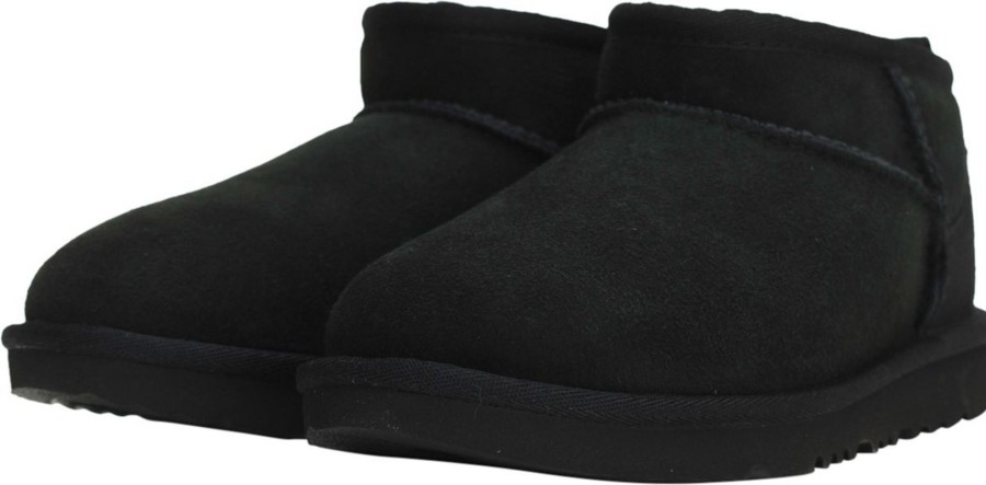 Kids UGG Laarzen | Ugg Classic Ultra Mini Black Zwart