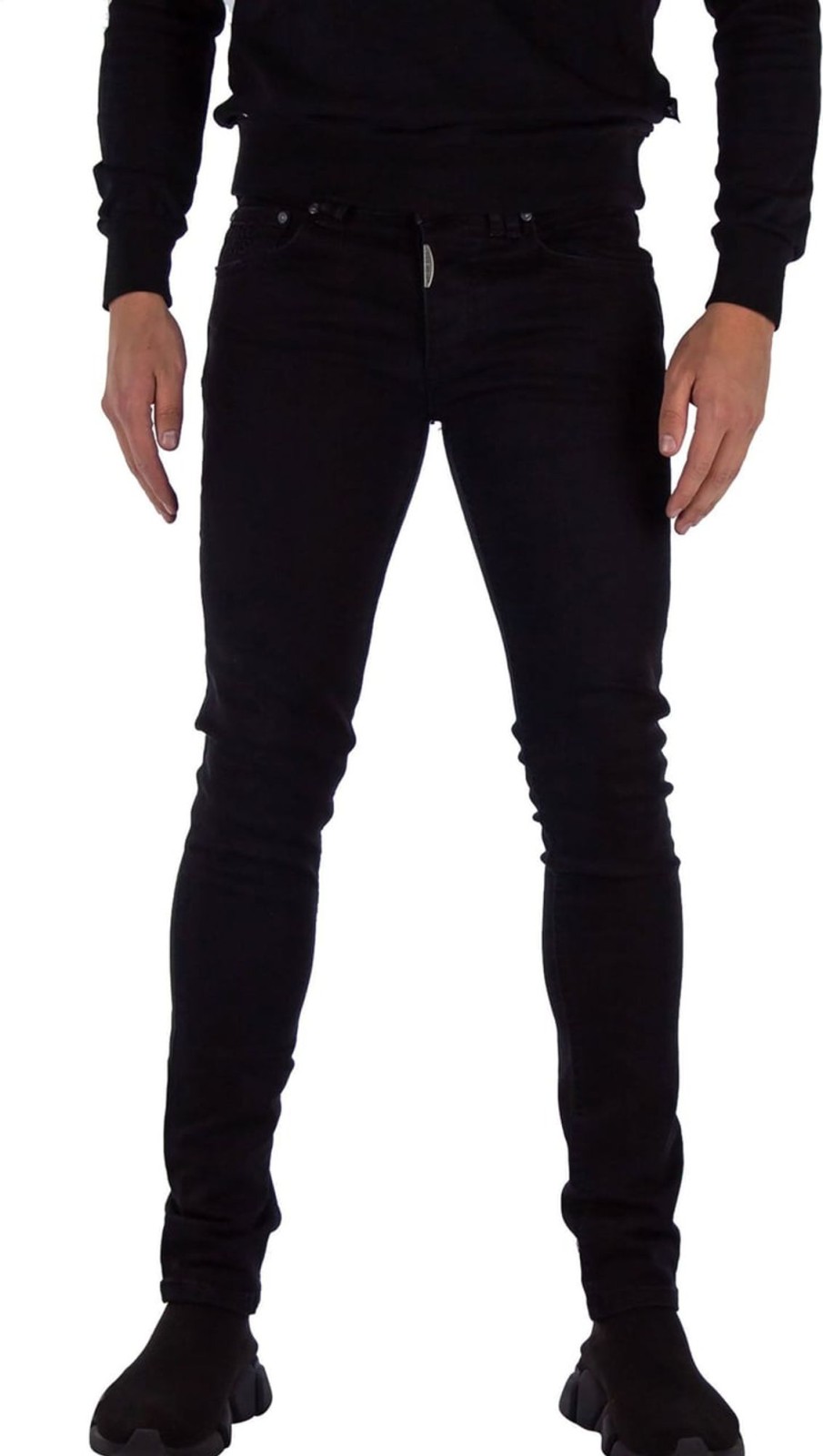 Heren Richesse | Richesse Laval Deluxe Black Jeans Zwart