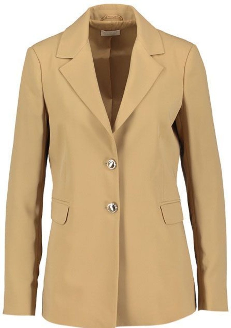 Dames Liu Jo | Liu Jo Blazer Giacca Orange Sahara Beige