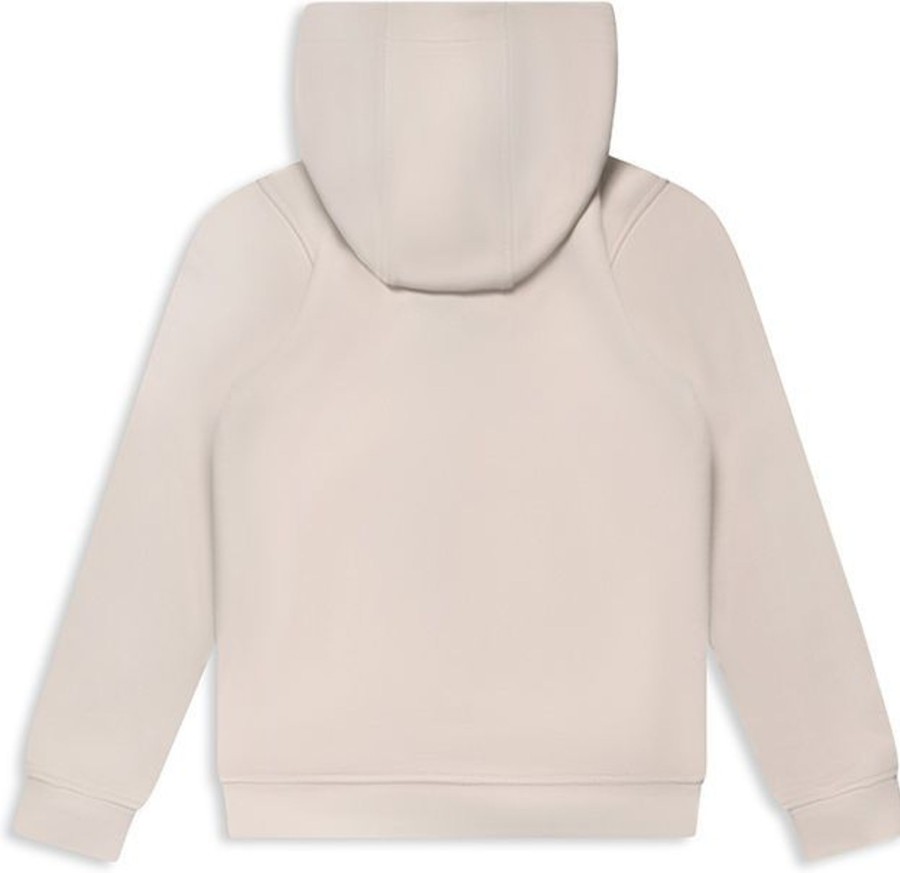 Kids Malelions Truien | Malelions Junior Box Logo Hoodie Beige