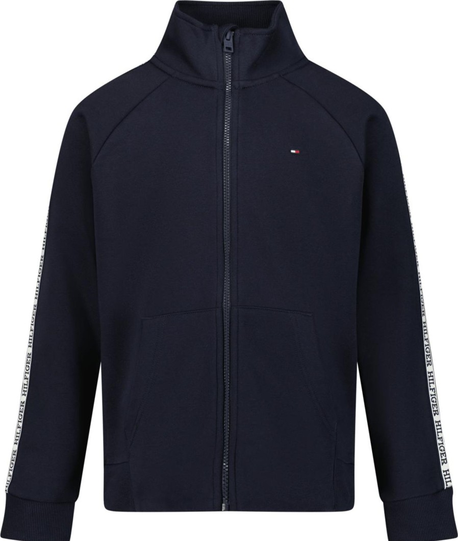 Kids Tommy Hilfiger Vesten | Tommy Hilfiger Tommy Hilfiger Kinder Jongens Vesten Navy Blauw