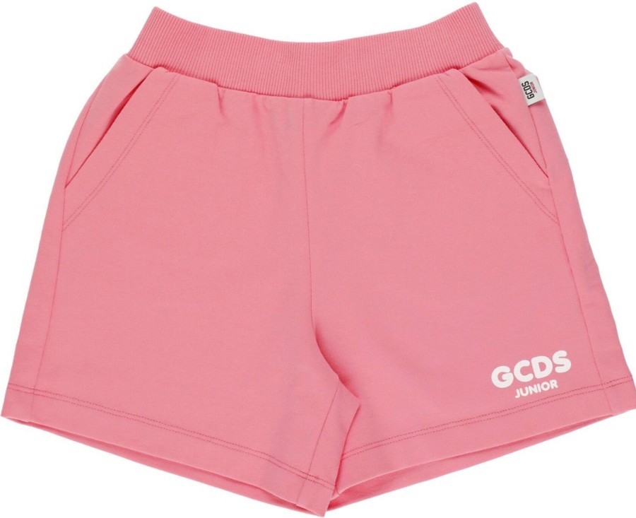 Kids GCDS Shorts | Gcds Shorts Dark Pink Roze