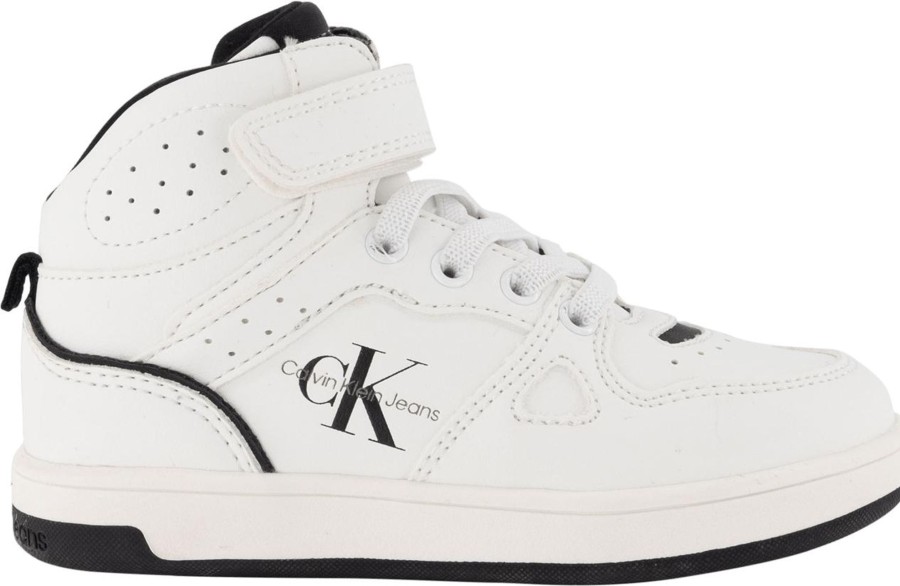 Kids Calvin Klein Sneakers | Calvin Klein Calvin Klein Kinder Jongens Sneakers Wit Wit