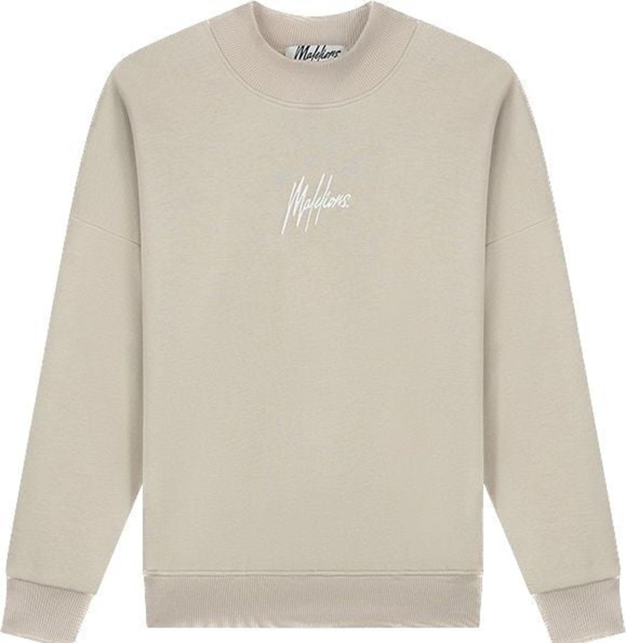 Dames Malelions | Malelions Women Kylie Sweater - Taupe Taupe