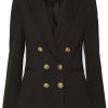 Dames Pinko | Pinko Blazers Black Zwart