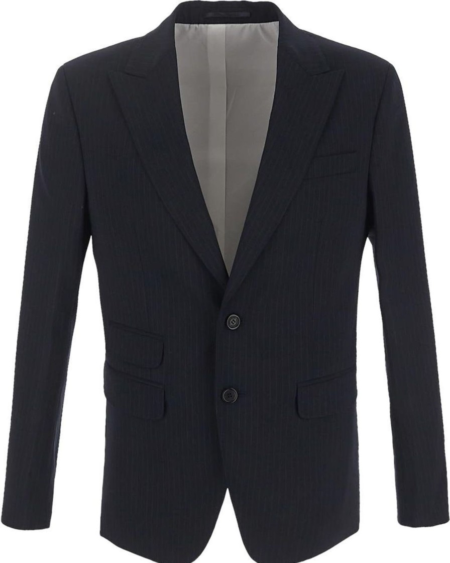 Heren Dsquared2 | Dsquared2 London Suit Blauw