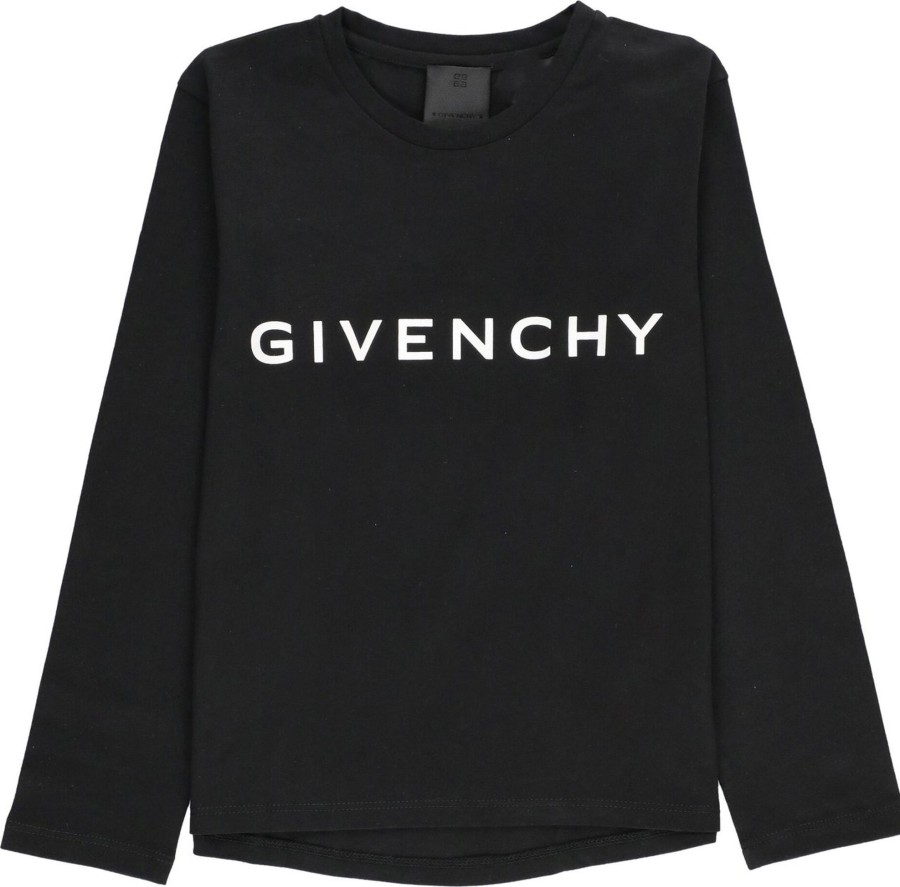 Kids Givenchy Tops | Givenchy T-Shirts And Polos Black Zwart