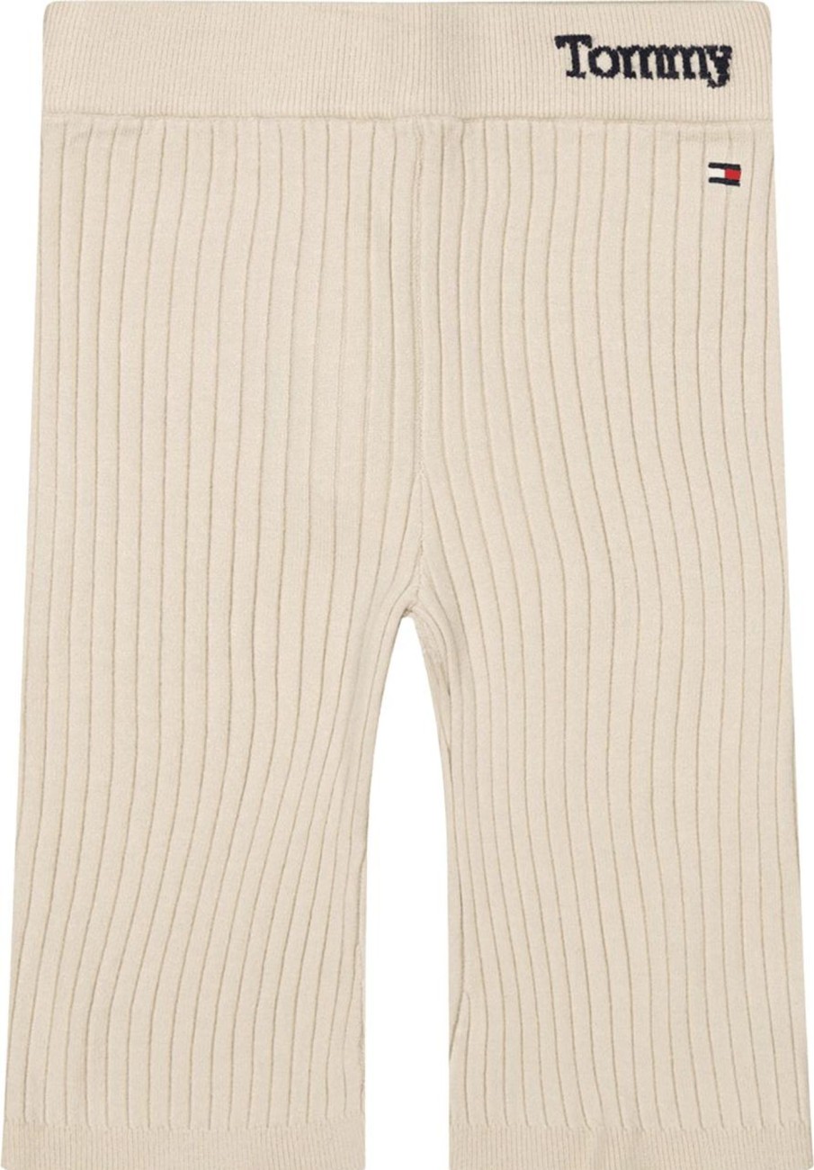 Kids Tommy Hilfiger Broeken | Tommy Hilfiger Tommy Hilfiger Baby Meisjes Broek Beige Beige