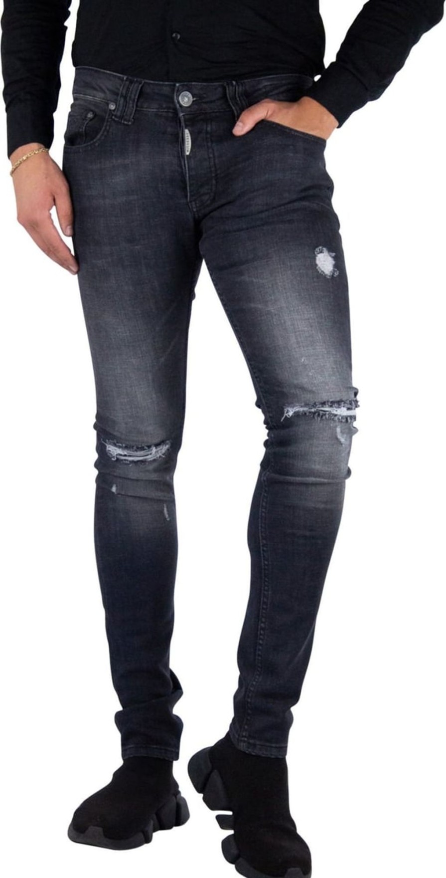 Heren Richesse | Richesse Classified Deluxe Jeans Grijs