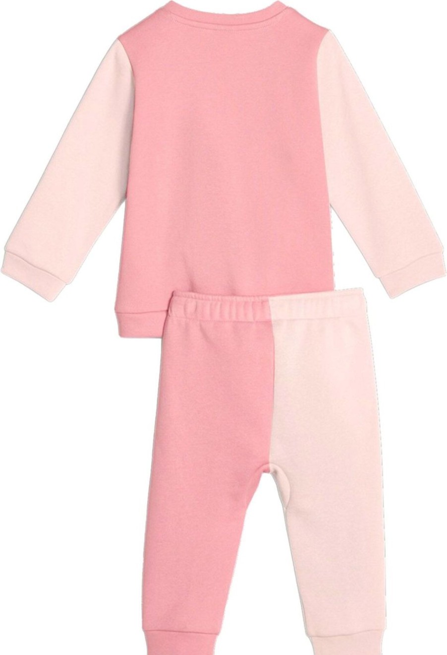 Kids Puma Sets | Puma Track Suit Kid Minicats Downtown Set 621589.63 Roze