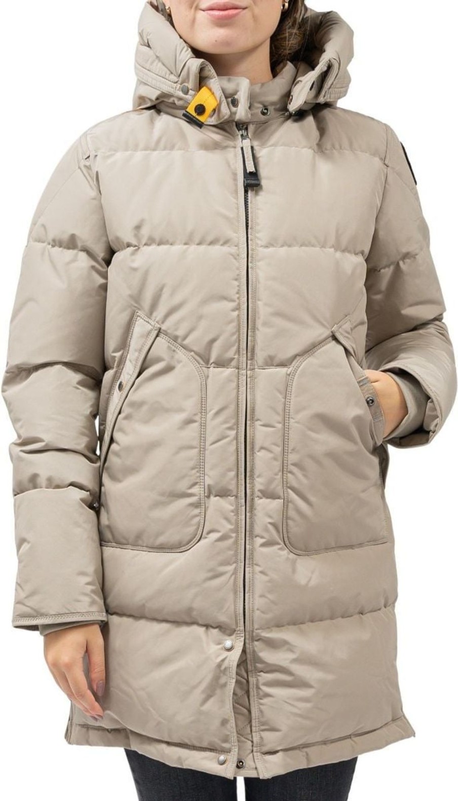 Kids Parajumpers Jassen | Parajumpers Long Bear Base Girl Jas Beige