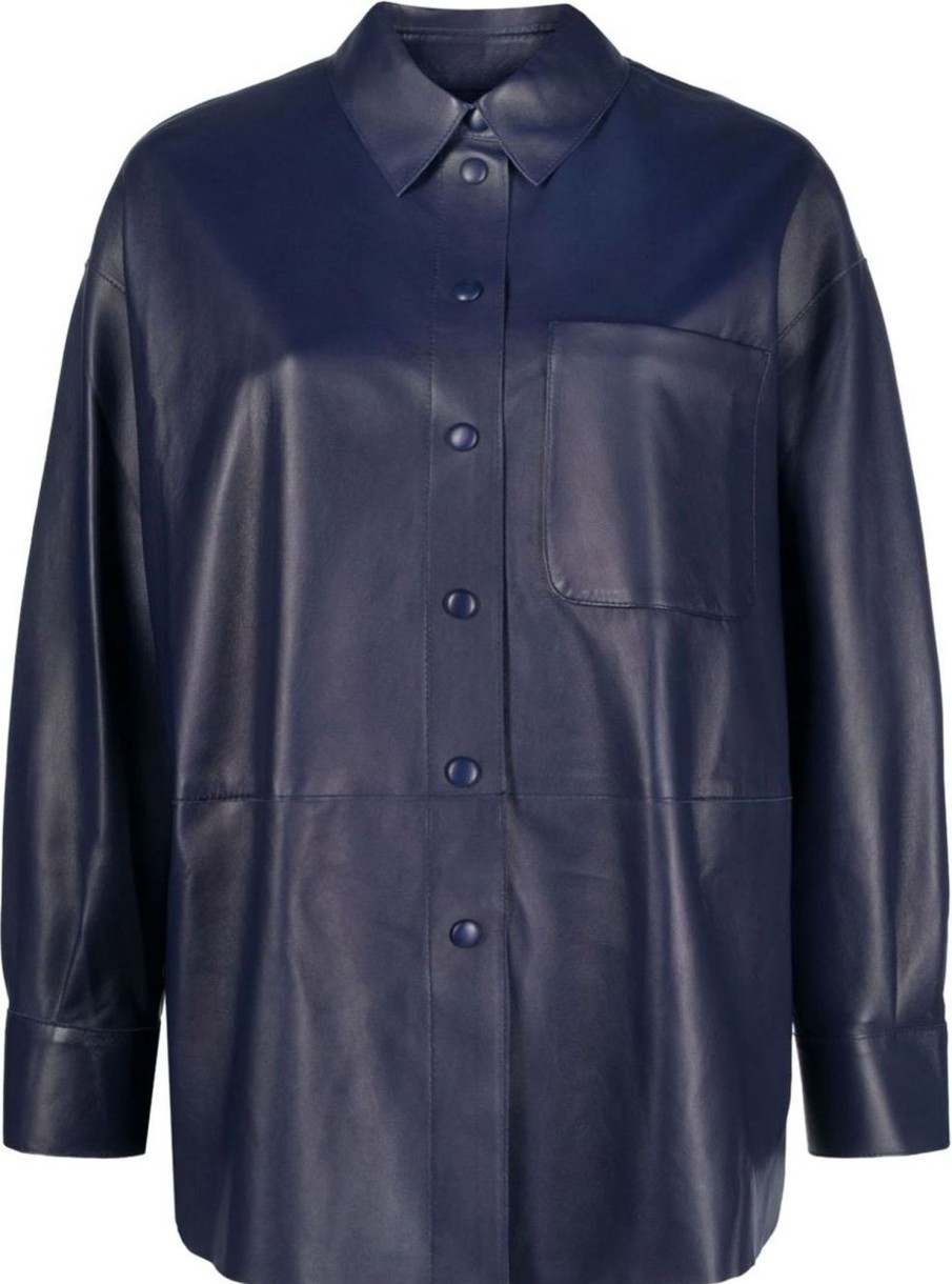 Dames Emporio Armani | Emporio Armani Shirts Blue Blauw