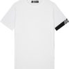 Heren Malelions | Malelions Captain T-Shirt - White/Black Wit