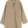 Kids MM6 Maison Margiela Jassen | Mm6 Maison Margiela Wool Coat Beige