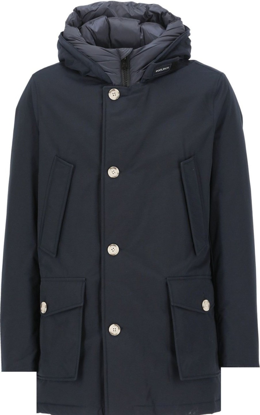 Heren Woolrich | Woolrich Coats Melton Blue Blauw