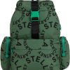 Kids Stella McCartney Accessoires | Stella Mccartney Logo Print Backpack Groen