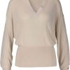 Dames Tommy Hilfiger | Tommy Hilfiger Tommy Hilfiger Trui Beige Maat L Truien Beige Beige