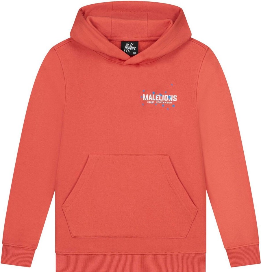 Kids Malelions Truien | Malelions Junior Youth Club Hoodie Rood