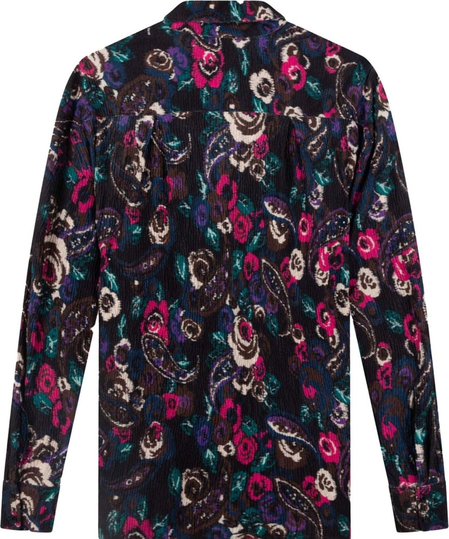 Dames ALIX | Alix Alix The Label Blouse Multicolor Viscose Maat L Paisley Flower Oversized Blouses Multicolor Divers