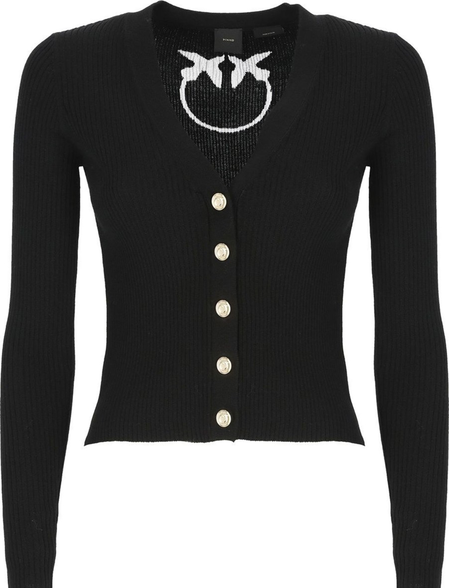 Dames Pinko | Pinko Sweaters Black Zwart