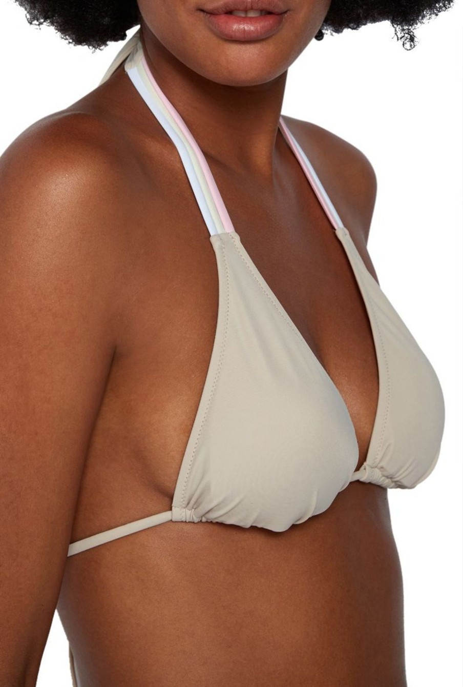 Dames Sundek | Sundek Triangle Bikini Beige Beige