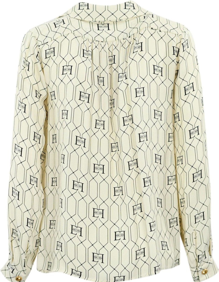 Dames Elisabetta Franchi | Elisabetta Franchi Shirts Beige