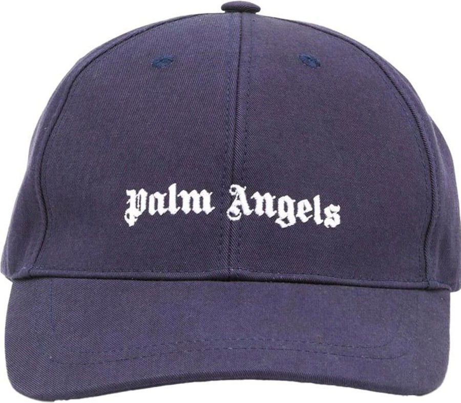 Kids Palm Angels Mutsen & Petten | Palm Angels Baseball Cap Darkblue (Navy) Blauw