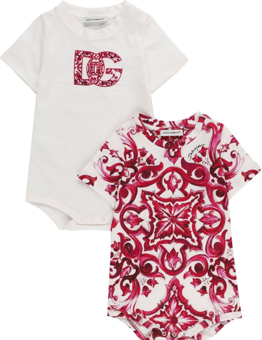 Kids Dolce & Gabbana Babypakjes | Dolce & Gabbana Dresses Fuchsia Fuchsia Neutraal