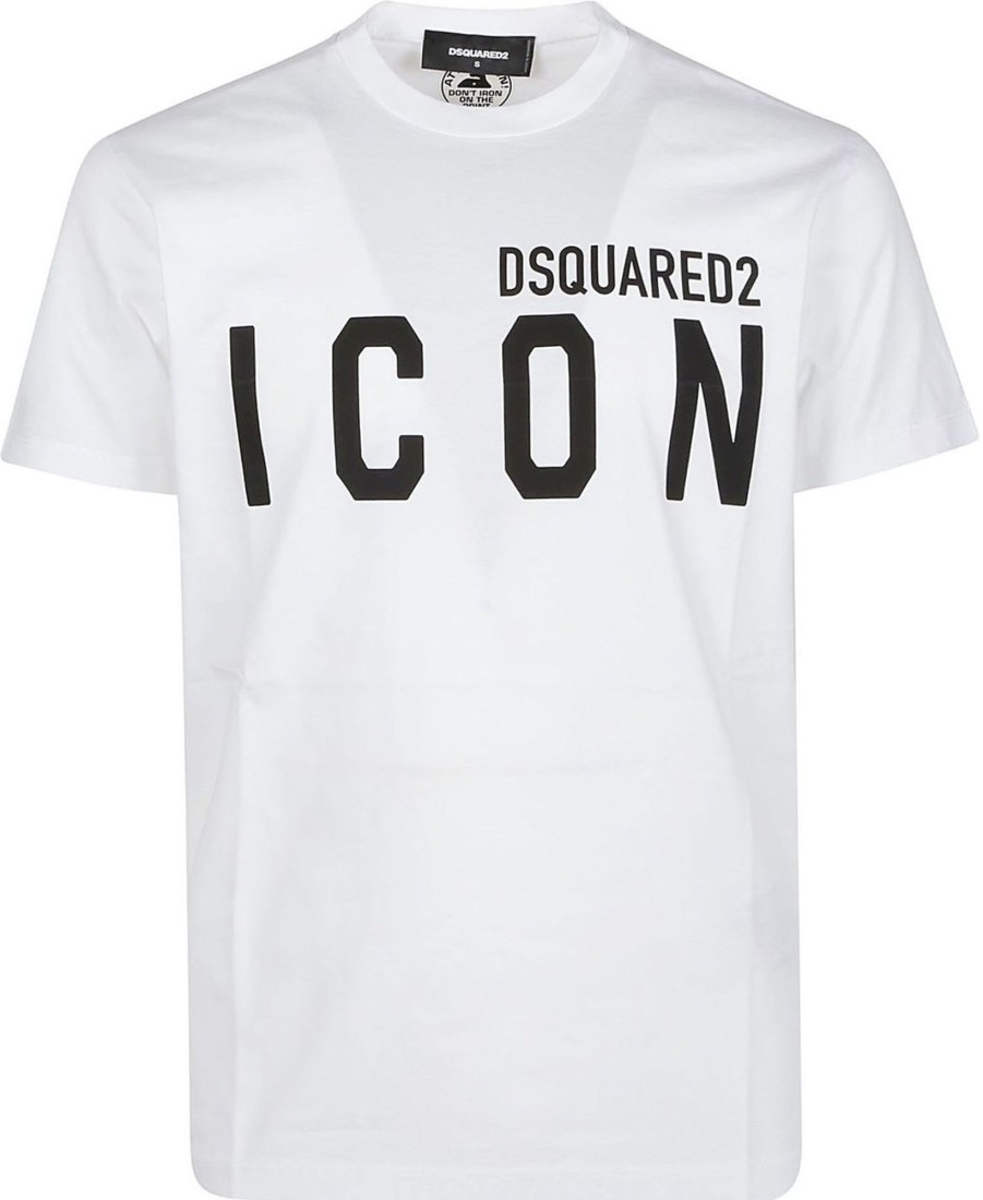 Heren Dsquared2 | Dsquared2 Icon T-Shirt White Wit