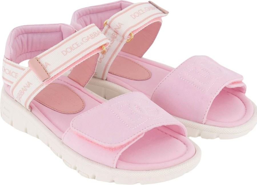 Kids Dolce & Gabbana Sandalen | Dolce & Gabbana Dolce & Gabbana Kinder Meisjes Sandalen Roze Roze