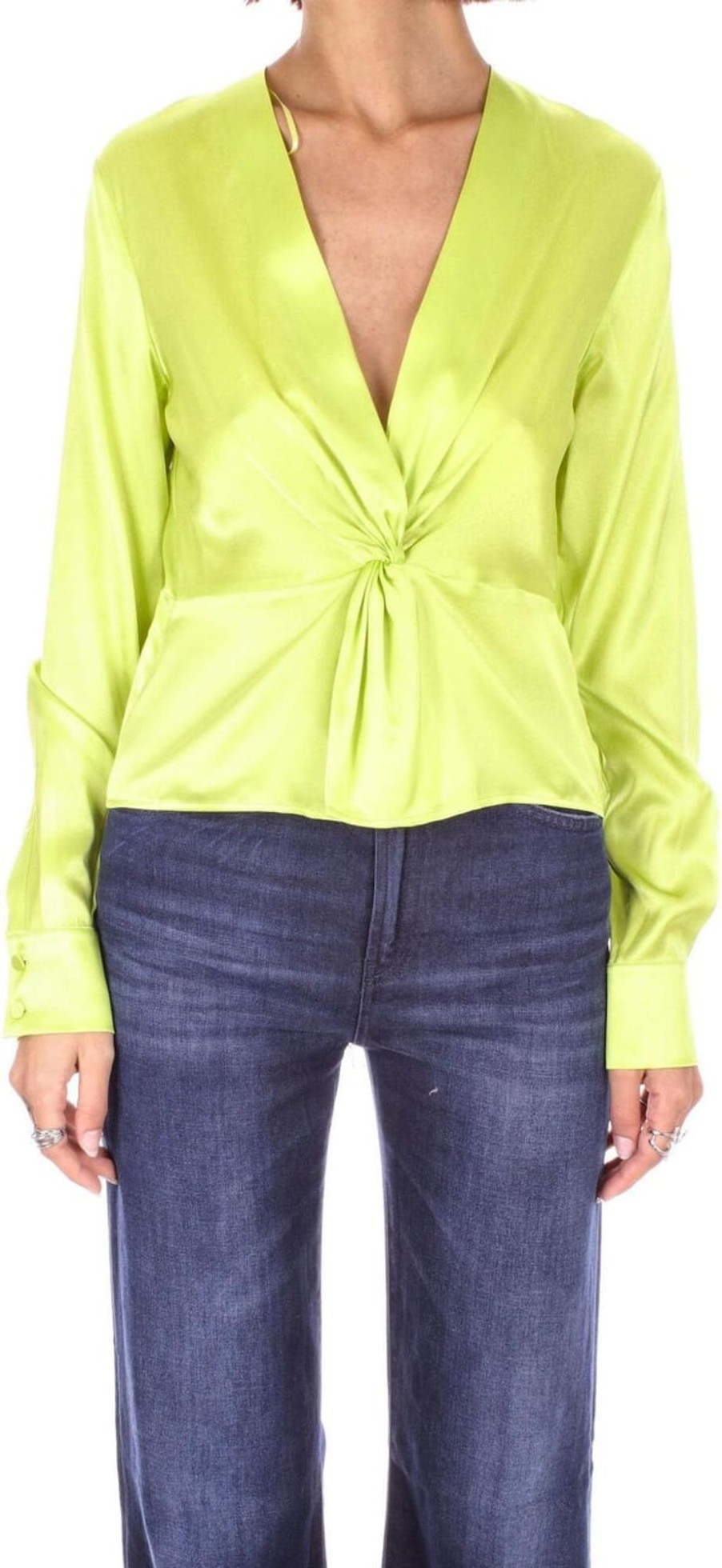 Dames Pinko | Pinko Shirts Green Groen