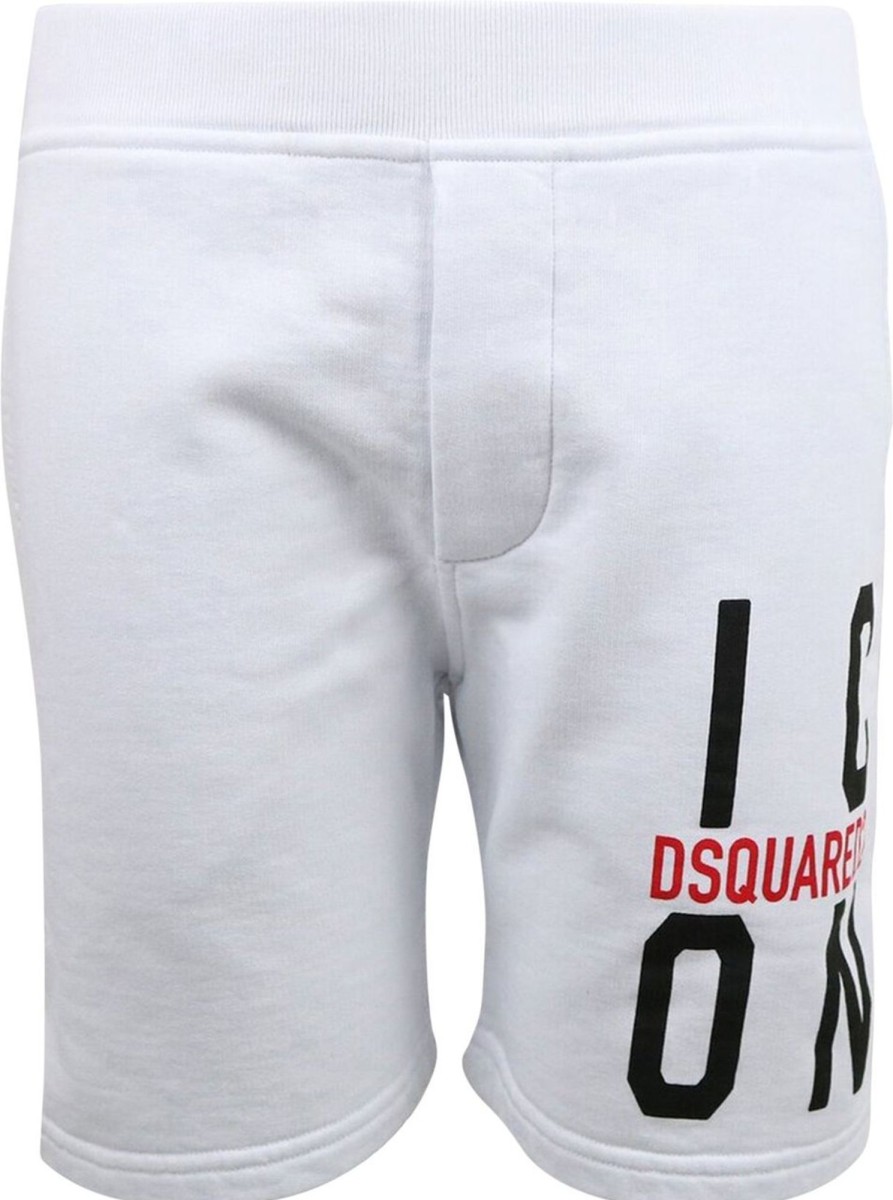 Kids Dsquared2 Shorts | Dsquared2 Short Icon Wit Wit