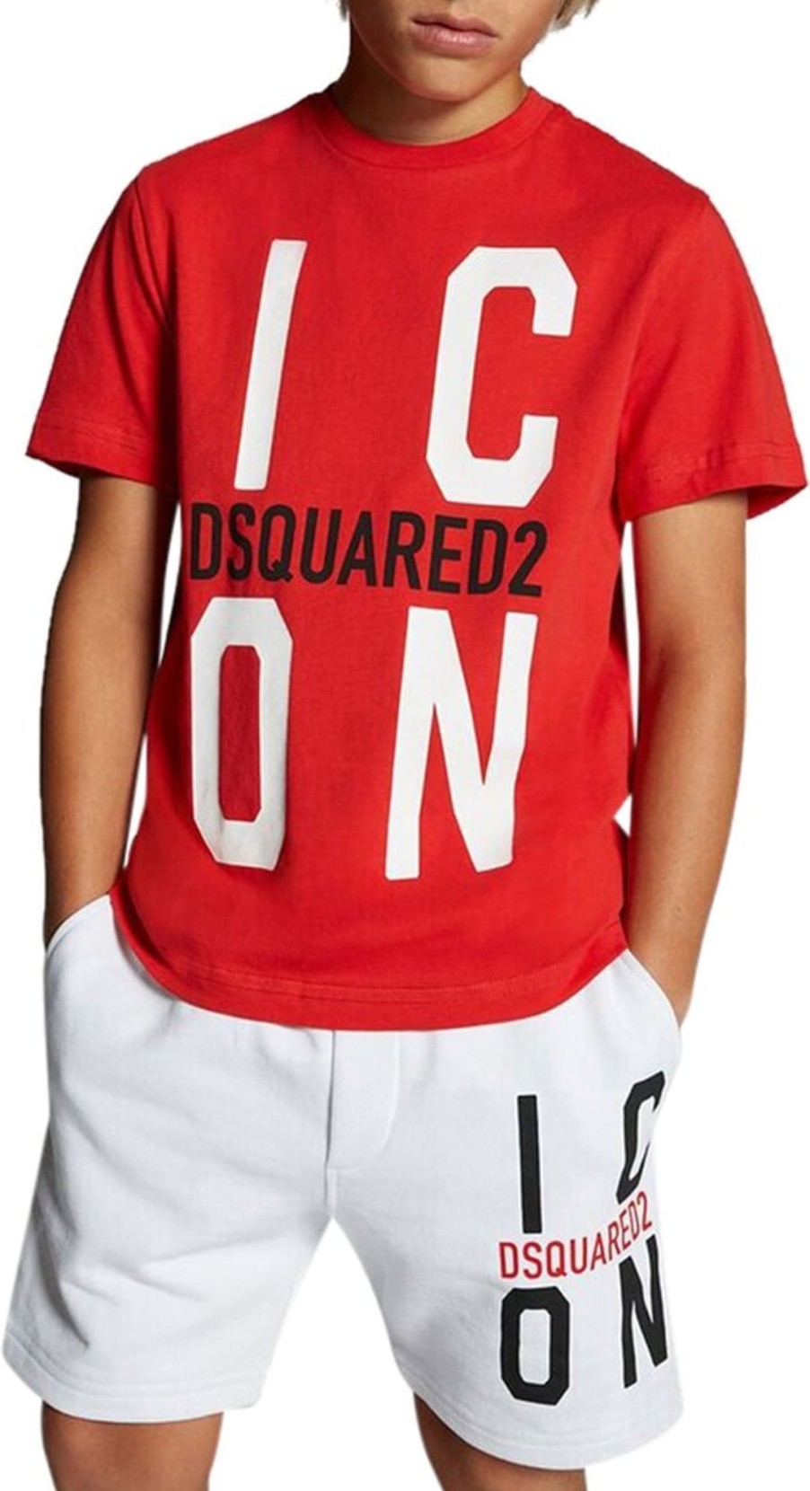 Kids Dsquared2 Shorts | Dsquared2 Short Icon Wit Wit