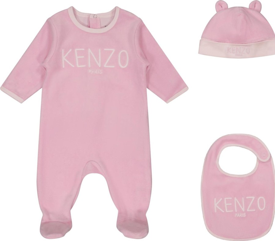 Kids Kenzo Sets | Kenzo K98143 Boxpakje Licht Roze Roze