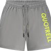 Heren Quotrell | Quotrell Maui Swimshorts | Grey/Neon Yellow Grijs