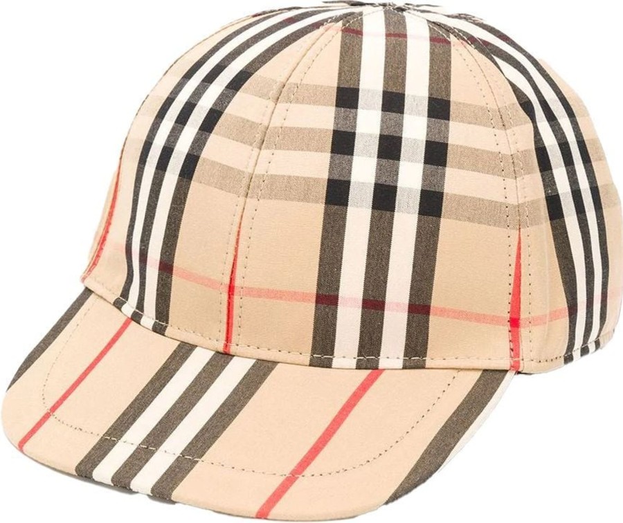 Kids Burberry Mutsen & Petten | Burberry Baseball Cap Beige Beige